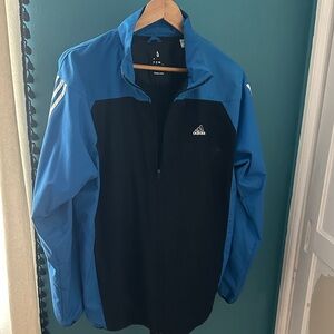 Adidas Men's Windbreaker in Blue